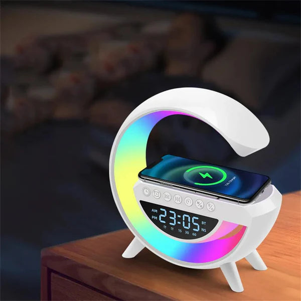 Bluetooth Speaker and Wireless Charger G Google LED RGB