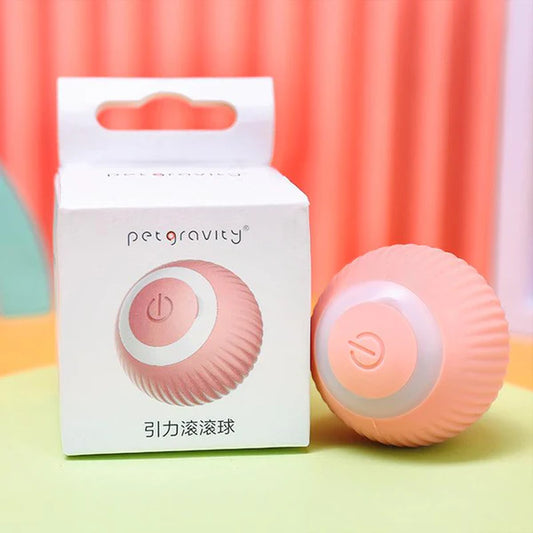 USB Rechargeable Self-Rolling Interactive Cat Ball