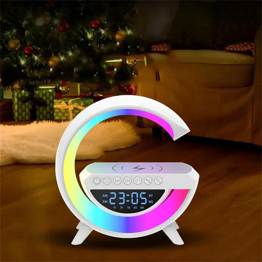 Bluetooth Speaker and Wireless Charger G Google LED RGB